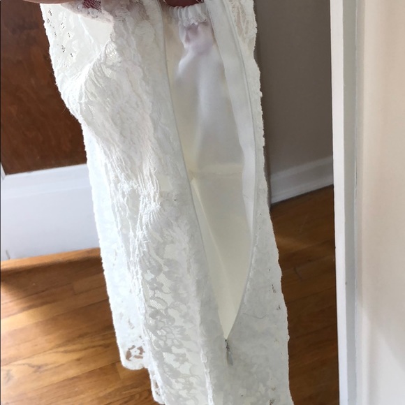White lace dress ❌SOLD❌ - Picture 4 of 5